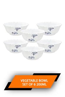 Lo Vegetable Bowl Gr Set Of 6 200ml
